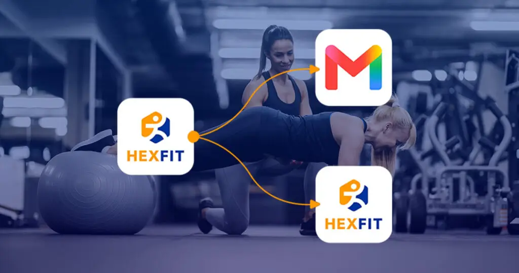 Automatisations Hexfit connectées à Gmail et à d'autres outils via Zapier